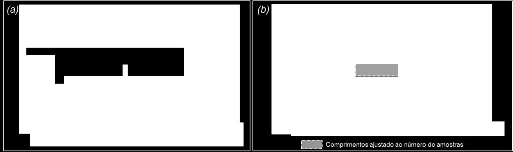 124 ligeiramente inferior à largura da amostra de filme EBT3, serviria para manter o posicionamento quando de sobrepõe o vidro para compressão. Figura 7.