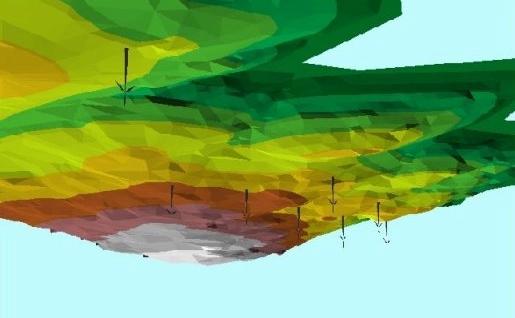 Estudo de Impacte Ambiental dos Parques Eólicos Relativamente à análise paisagística foi ainda elaborada a simulação virtual da implantação do Parque Eólico com recurso ao Modelo Digital de Terreno