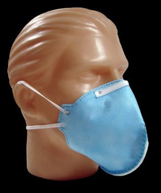 EPIs MÁSCARAS: tipos INDICAÇÃO DE USO Máscara de TNT de proteção PFF2/N95 De uso único descartável entre o atendimento de cada paciente,