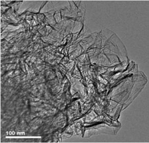 24 Figura 03 Microscopia de transmissão de folhas de grafeno Fonte: (ZHU et al., 2010) A espectroscopia Raman é utilizada para a caracterização físico-química de grafenos.