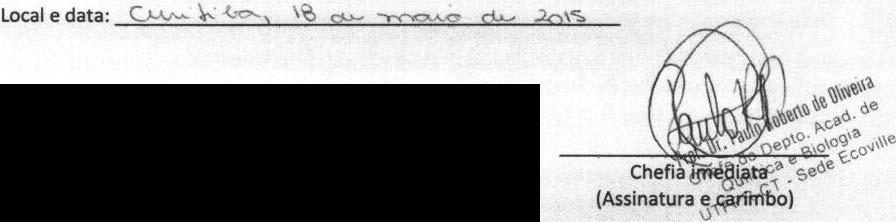Servidor Assinatura CAMPO RESERVADO PARA PERÍCIA: DEFERIDO D INDEFERIDO Conforme Laudo Ambiental n2 2 / 2.