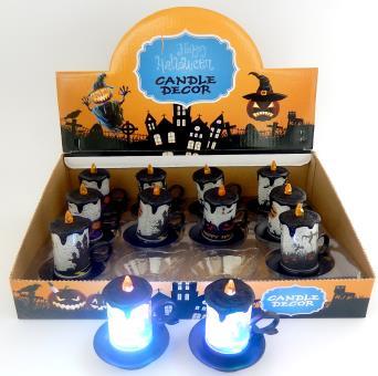 VELAS DE LED HALLOWEEN Tam: 10cm Altura PREÇO UNITÁRIO 240