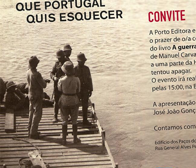 Apresentação do Livro A GUERRA