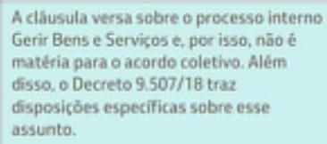 Parágrafo Único - A Companhia manterá a FUP e os Sindicatos atualizados com relação a eventuais mudanças que venham a ser feitas em decorrência do aperfeiçoamento do processo de contratação de