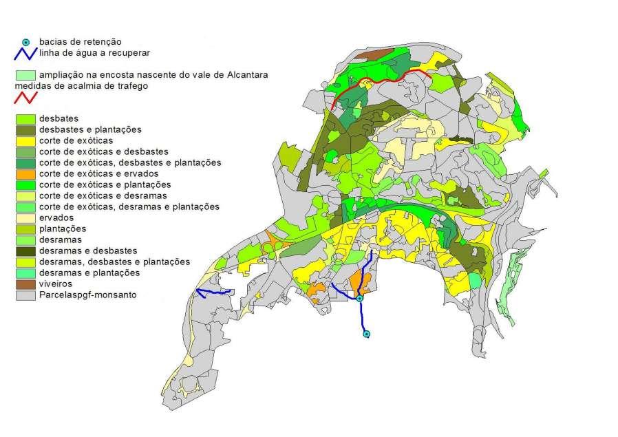 Plano de Gestão Florestal do PFM intervenções