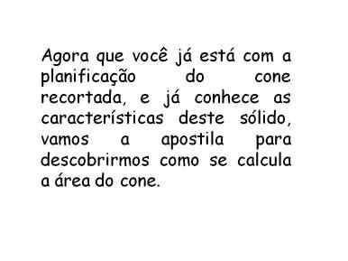 Trabalhar o conceito de área do