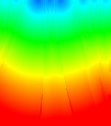 Na simulação de cada experimento obtiveram-se as respectivas matrizes tempo de trânsito com critério da amplitude máxima e critério da amplitude máxima nas proximidades da primeira quebra utilizadas