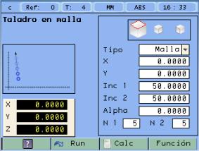 O valor a introduzir é com respeito à superfície que se definiu como zero flutuante. Pressionar [ENTER] para validá-lo.