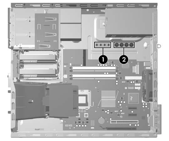 Instalar unidades adicionais Quando instalar unidades adicionais, siga estas orientações: A unidade de disco rígido Serial ATA (SATA) principal deverá ser ligada ao conector SATA principal azul