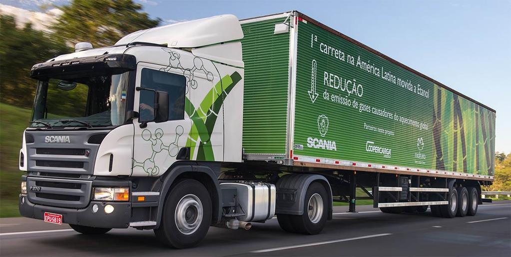 Scania renova aposta no Gás e Biocombustíveis A nova geração de caminhões que a Scania começou a produzir no