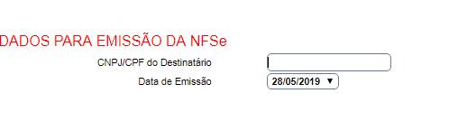 Emissão de NFS-e (PRESTADOR DE SERVIÇO) 6.0 Segue caminho para emissão de NFS-e: Arrecadação > ISSQN > N.Fiscal de Serviços Eletrônica (NFS-e) > emissão de NFS-e (Nova Tela) 6.