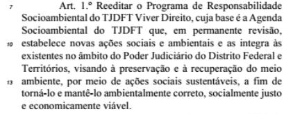 25. (CESPE 2015 TJ DFT) A respeito das estruturas linguísticas do texto precedente, julgue o item subsequente. O termo ambientalmente correto, socialmente justo e economicamente viável (l.