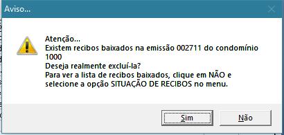 recibos dessa emissão.