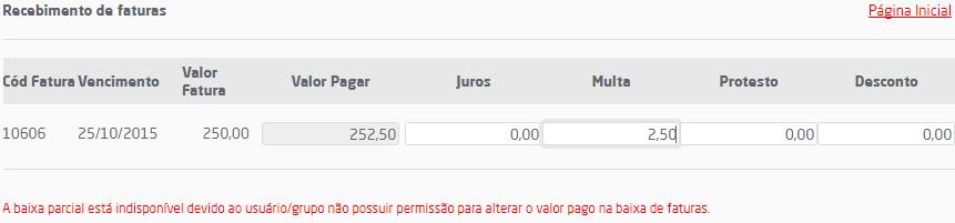 É possível configurar para que as faturas geradas para uma baixa tenham seu vencimento gerado apenas para dias de semana, para tanto é necessário acessar Empresa > Parâmetros Globais > Financeiro e