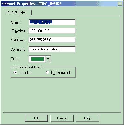 2. Vá a Manage > Network Objects e selecionando New > Workstation a fim criar objetos da estação de trabalho para os dispositivos, o NG ponto de verificação e o concentrador VPN VPN.