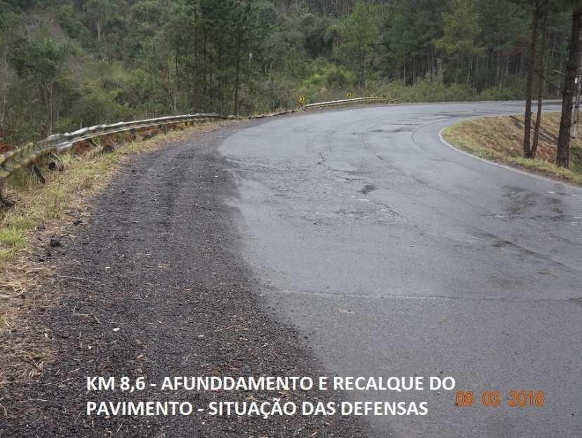 Situação do pavimento: Estrada em PÉSSIMO estado de conservação e