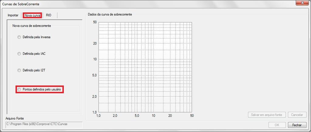 Figura 11 Em seguida escolha um nome para curva nesse