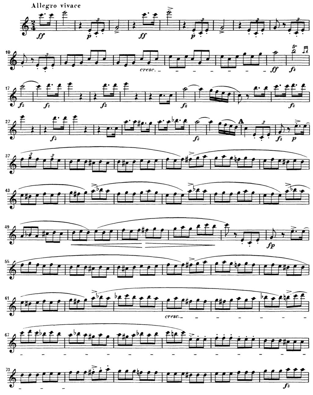F. Schubert: Sinfonia nº 9, IV: compassos 1 a 162 / Symphony n.