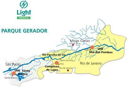 Light S.A.: Geração 2005 2006 2007 9M08 Receita Líquida R$ MM 20 249 271 197 PMSO R$ MM 3 55 60 93 EBITDA R$ MM 14 147 169 153 Energia Assegurada MW 537 537 537 537 EBITDA/Ener.