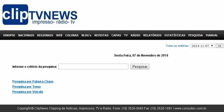 PESQUISA Ao clicar, o usuário será direcionado para a web abaixo. Basta seguir as orientações inseridas nas caixas explicativas para realizar a busca de informações da maneira desejada.