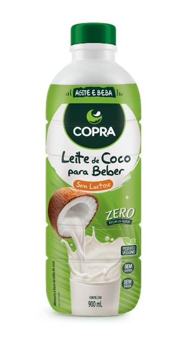 Ingredientes: água, leite de coco, açúcar demerara, cacau em pó, fosfato tricalcico, citrato de sódio, celulose microcristalina, estabilizante goma xantana e carboximetilcelulose (CMC), acidulante