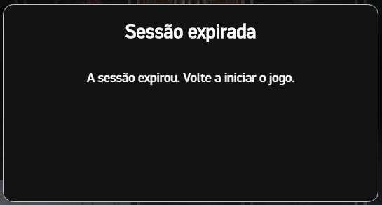 PRÉMIO Em caso de um evento sem dinheiro, será exibida uma mensagem de sem dinheiro para o jogador ver e o jogo permanecerá em modo indisponível até o jogador recarregar o jogo.