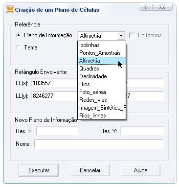 3 4 5 Passo 2 - Visualizar a representação matricial criada. 2.1 - Clique na opção Tema do menu. 2.2 - Clique na opção Adicionar do submenu.