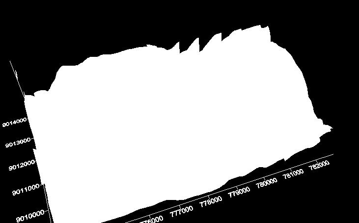 Estilete; A partir das fotografias aéreas, foi elaborado um Mapa altimétrico impresso com cada cota documento cartográfico através de uma ortorretificação representada em uma folha;