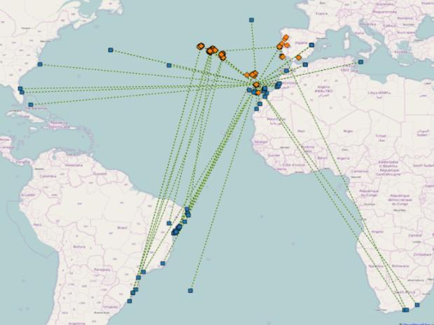 DISTRIBUIÇÃO DE ESPÉCIES