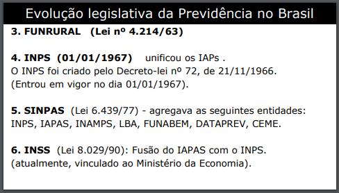BREVE HISTÓRICO DO MINISTÉRIO DA PREVIDÊNCIA SOCIAL Em 1º de fevereiro de 1961, a Previdência ganhou status de Ministério.