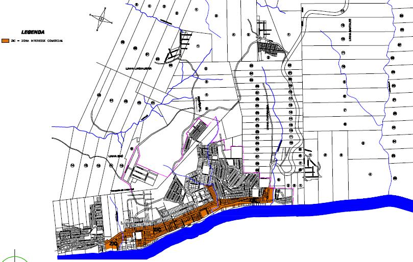 ZONEAMENTO URBANO ZIC ZONA INTERESSE COMERCIAL PERMEABILIDA RU=360m² 12,0 1,5 70 1,4-20 RM=360m² 12,0 1,5 70 2,8 4,9 20 M=360m² 12,0 C - 90 R - 70 3,2 5,3 10 Tem por objetivo incentivar a instalação