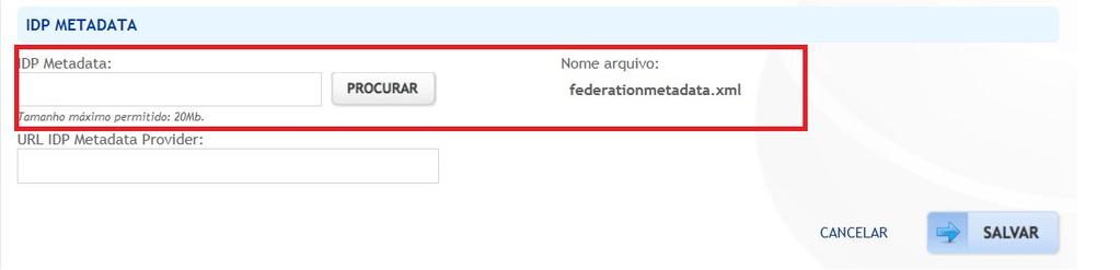 20. Após a configuração do AD FS estar concluído, será necessário realizar o download do metadata do AD FS. Ele é disponibilizado para download através do seguinte endereço.