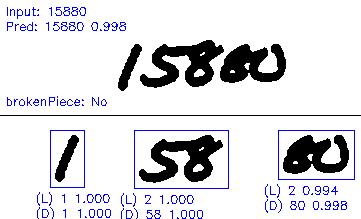 77 (a) (b) (c) (d) Figura 5.8: Amostras da base NIST SD19 avaliadas pela abordagem baseada em seleção dinâmica: (a) e (b) não foram reconhecidas enquanto que, (d) e (e) foram reconhecidas. Tabela 5.