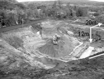 Figura 1: Vista da escavação da Casa de Força.
