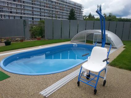 Podendo também ser usado para barcos, portos, docas, etc, este elevador de piscina pode ser