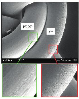 Com isso, o PVDF induz uma formação de granuloma (tecido cicatricial) significativamente menor em comparação com os polímeros convencionais [2,3,4].