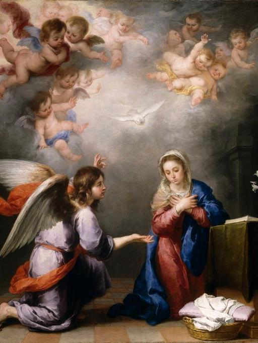 Maria é a Virgem que sabe ouvir, que acolhe a palavra de Deus com a fé que foi para ela prelúdio e caminho para a maternidade divina, que foi para ela motivo de beatitude e de segurança no