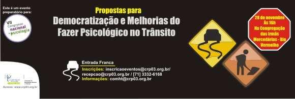 Página 3 de 6 para o dia 27 de novembro, das 10h às 17h30min, na Seção Sergipe - Praç Bandeira, 465, Edf. Clinical Center - Aracaju (SE).