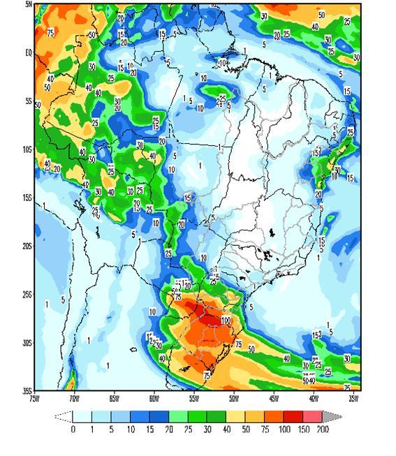 bacias hidrográficas do subsistema do Sul, no trecho incremental a UHE Itaipu e em pontos isolados do Paranapanema (Figura 9).