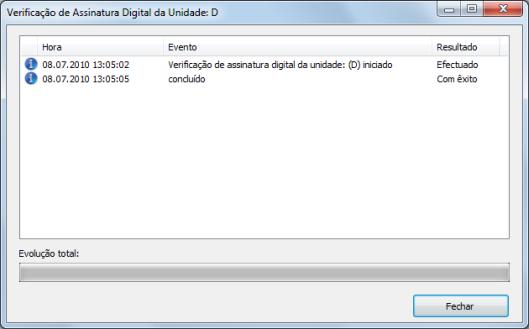 Acerca do Nero SecurDisc Viewer 14.4 Verificação de Assinatura Utilizando o Nero SecurDisc Viewer pode verificar a autenticidade do disco SecurDisc se estiver assinado digitalmente.
