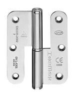 401 - Dobradiça de meio balanço com cantos redondos / Lift off hinge with round corners/ Bisagra desmontable con esquinas redondeadas Direita ou