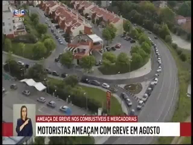 Comentários de Pedro Pardal Henriques, Sindicato Nacional de Motoristas de Matérias Perigosas; Fernando Frazão,