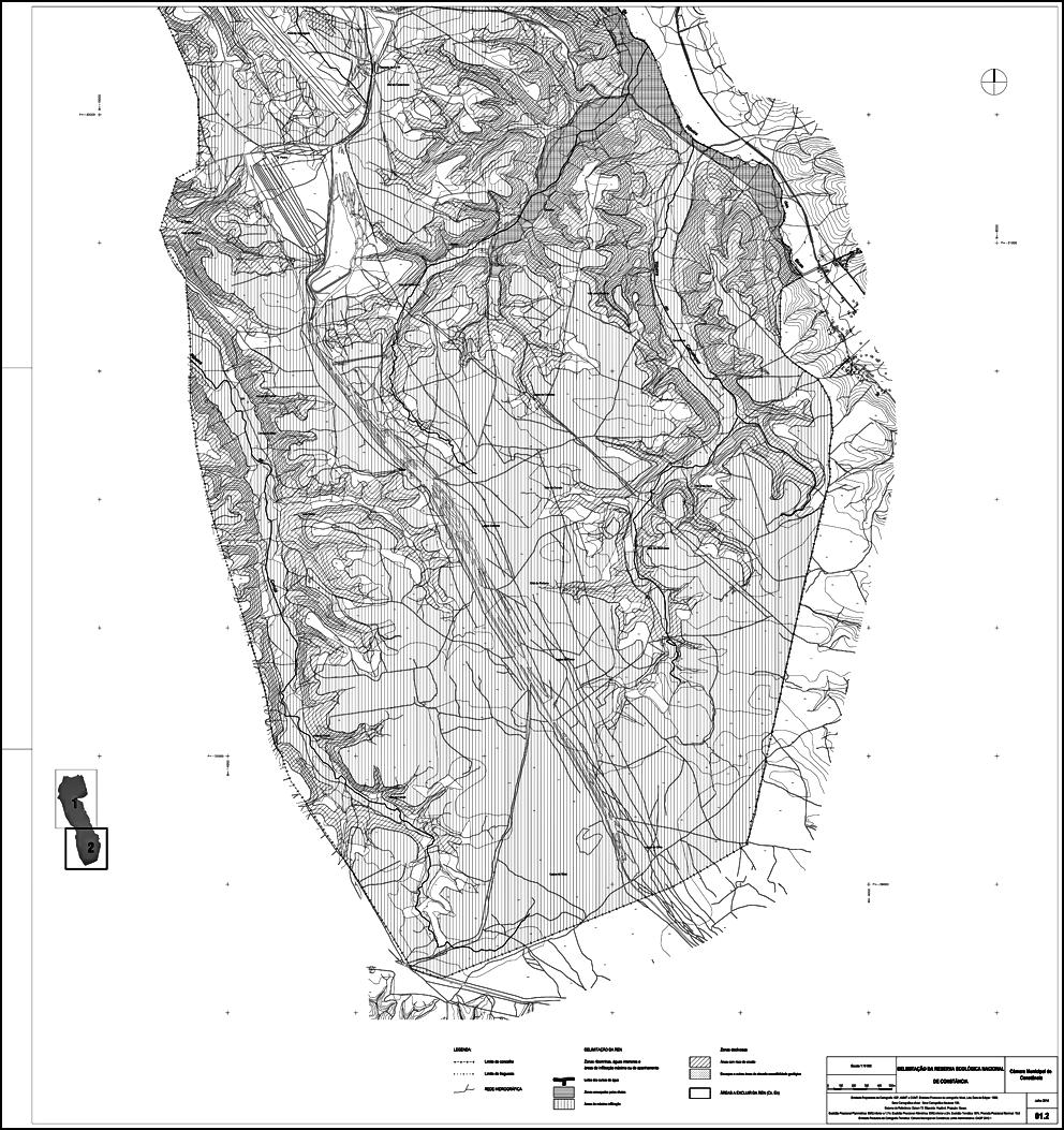 ..... Espaços destinados a equipamentos.... C2 Áreas com Risco de Erosão...... Espaços Urbanizados Residenciais tipo II C3 Áreas com Risco de Erosão.