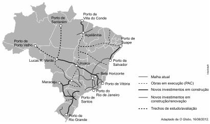 A reportagem aborda o plano de investimentos anunciado em 2012 pelo governo federal.