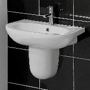 24 OPUS LOUÇA SANITÁRIA ARTÍCULOS SANITARIOS SANITARY WARE OPUS LOUÇA SANITÁRIA ARTÍCULOS SANITARIOS SANITARY WARE 25 37331002 Lavatório Médio Lavabo Médio Washbasin medium 55007001 (61x50x19 cm)