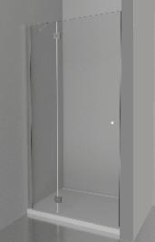 RESGUARDOS MAMPARAS SHOWER CABINS RESGUARDOS MAMPARAS SHOWER CABINS KLEY RAY CROMADO CROMO CHROME Painel c/ vidro fixo e porta batente. Perfis em alumínio cromado brilho. Componentes em aço inox.