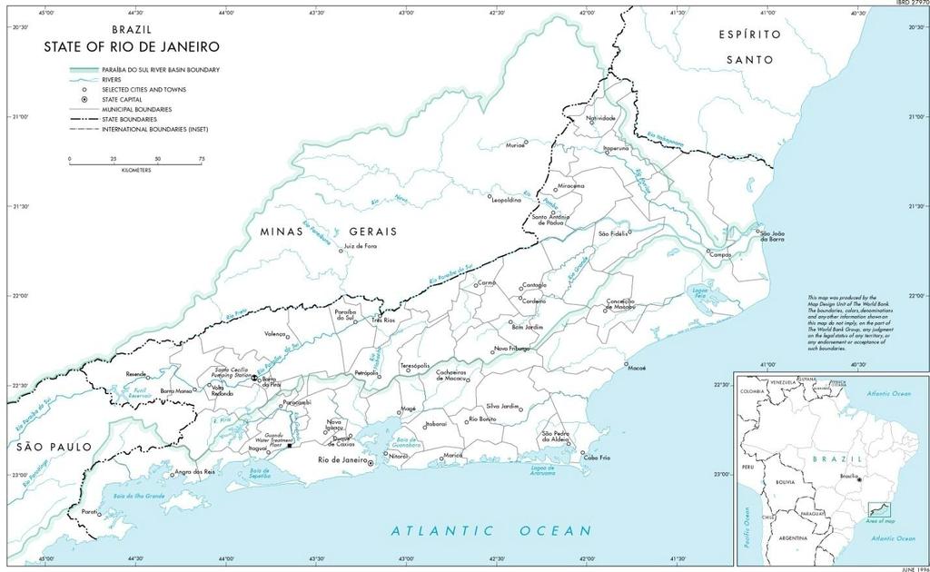 Anexo 15: Mapas: BIRD 27970 BRASIL: Renovação e Fortalecimento da Gestão