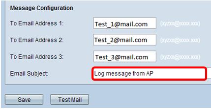 Nota: Neste exemplo, o mensagem de registro do AP é usado. Etapa 14.