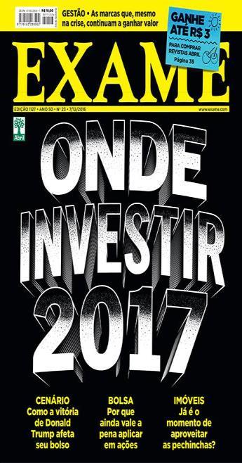Real Investor na Mídia Revista Exame 17/12/2017 Fundo Real Investor