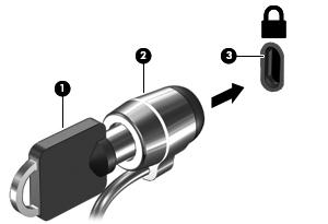 Instalar um cabo de segurança opcional NOTA: Um cabo de segurança foi concebido para funcionar como factor dissuasor, mas poderá não evitar que o computador seja utilizado indevidamente ou furtado.